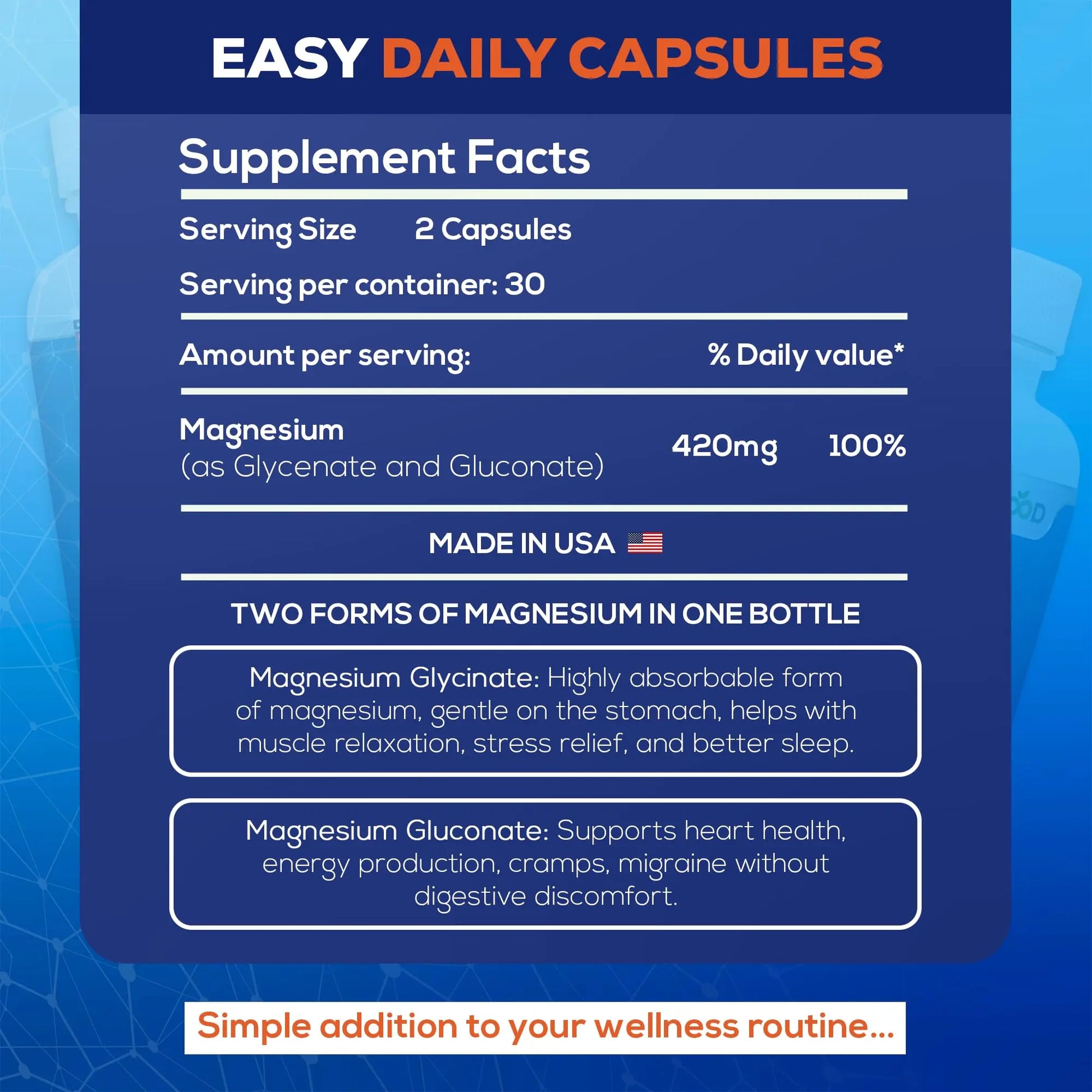 LiveGood™ Ultra Magnesium Complex, Organic Magnesium Glycinate and Gluconate for Muscle Recovery, Nerve Support & Relief – High Absorption Supplement, Vegan, Non-GMO, Made in USA, 60 Capsules LIVEGOOD buy supplements Au