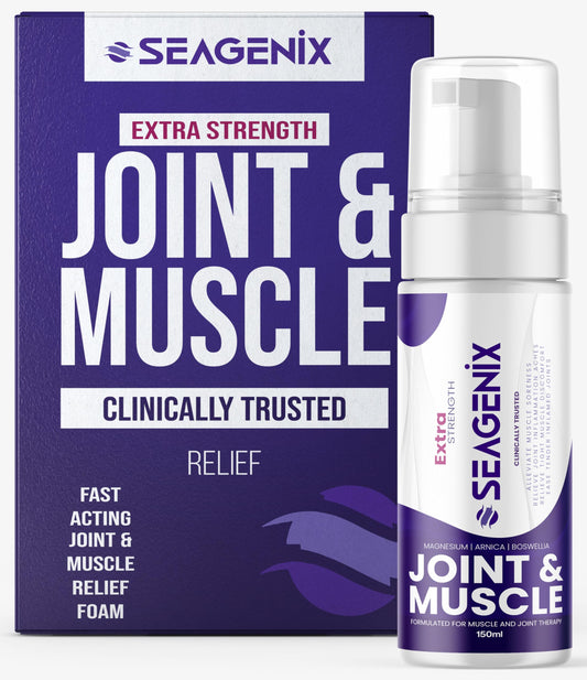 Seagenix Extra Strength Muscle + Joint Foam - Magnesium | Boswellia | Arnica | Formula - Joint and Muscle Relief – Ease Inflamed Joints and Muscles - All Natural – Joints + Muscle Relief SeagenixBuy Supplements Australia