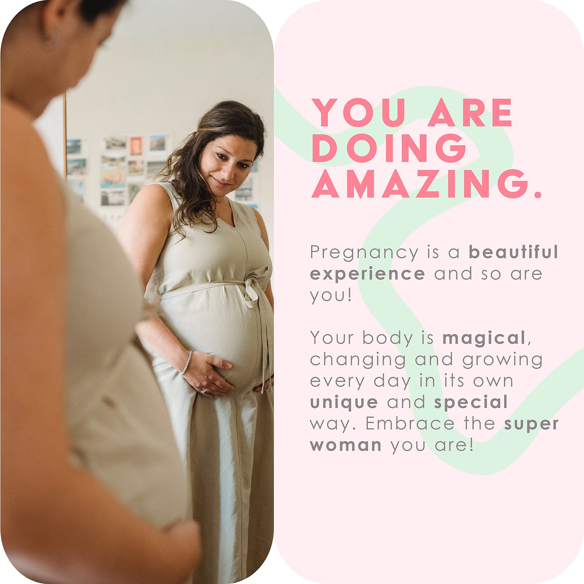 Liquid Prenatal Vitamins for Women - Iron, Natural Folic Acid, Folate, Vitamin D, E, B6 GreenPeach