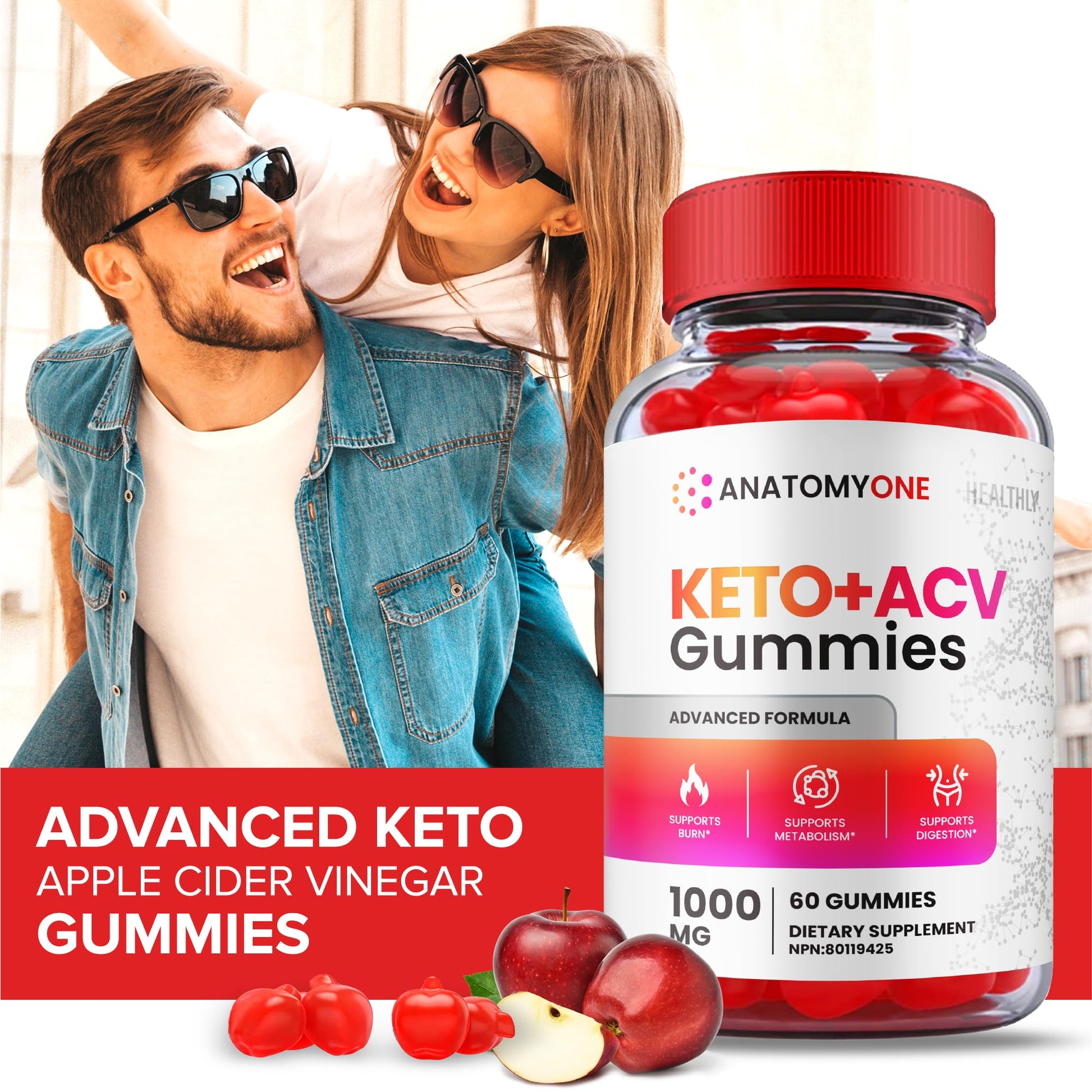 (2 Pack) Anatomy One Keto Gummies, Anatomy One Keto Acv Gummies, Anatomyone Keto Healthly