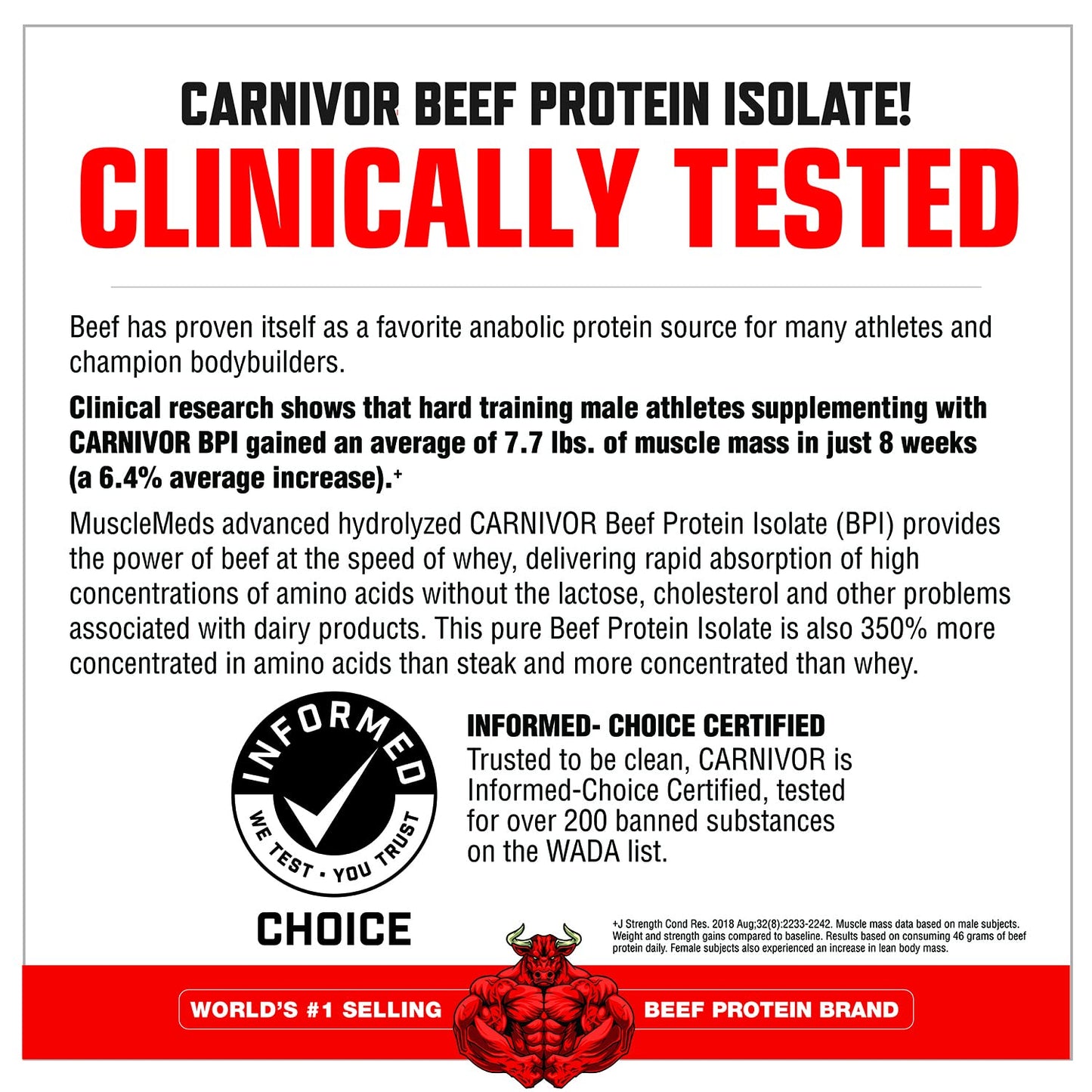 MuscleMeds CARNIVOR Beef Protein Isolate Powder, Muscle Building, Recovery, Lactose MuscleMedsBuy Supplements Australia