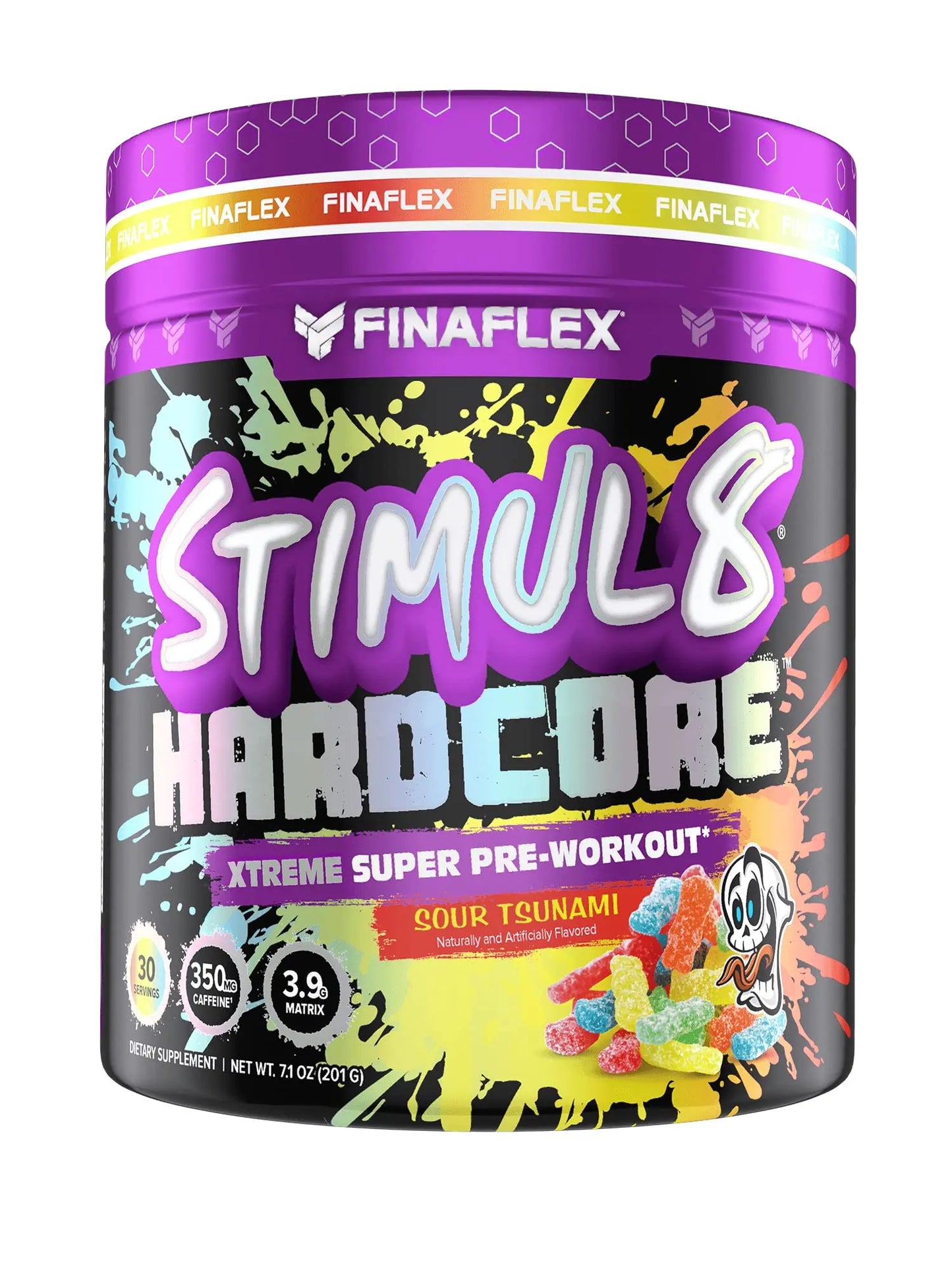 FINAFLEX STIMUL8 Hardcore, Sour Tsunami - Extreme Energy, Strength & Endurance FINAFLEX