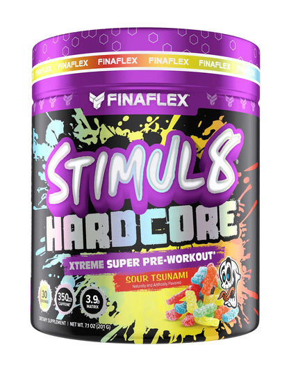 FINAFLEX STIMUL8 Hardcore, Sour Tsunami - Extreme Energy, Strength & Endurance FINAFLEX