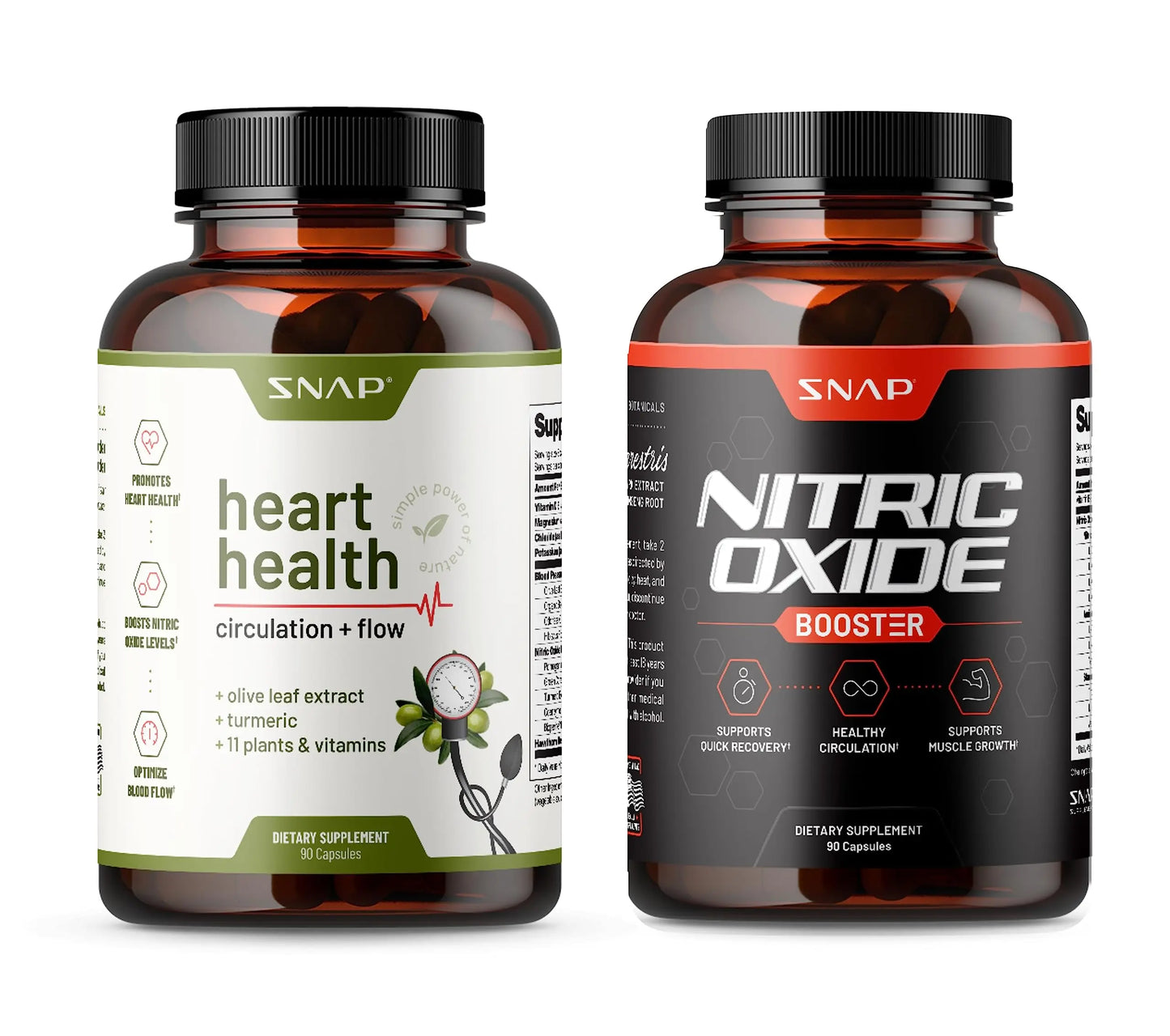 Snap Supplements Heart Health and Nitric Oxide Booster Snap Supplements