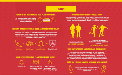 LFC Vegan Protein Powder Banana Caramel Flavour 680g 100% Vegan Protein Powder 21g High Protein, Vector Consumer