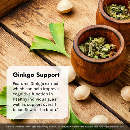 Irwin Naturals Brain Awake Max3 + Nitric Oxide Booster 60 Count with Pill Case Irwin Naturals