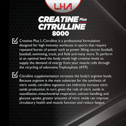 Essential Alternatives Pro Series Force Creatine + Citruline 8000. Strenght & Stamina Essential Alternatives