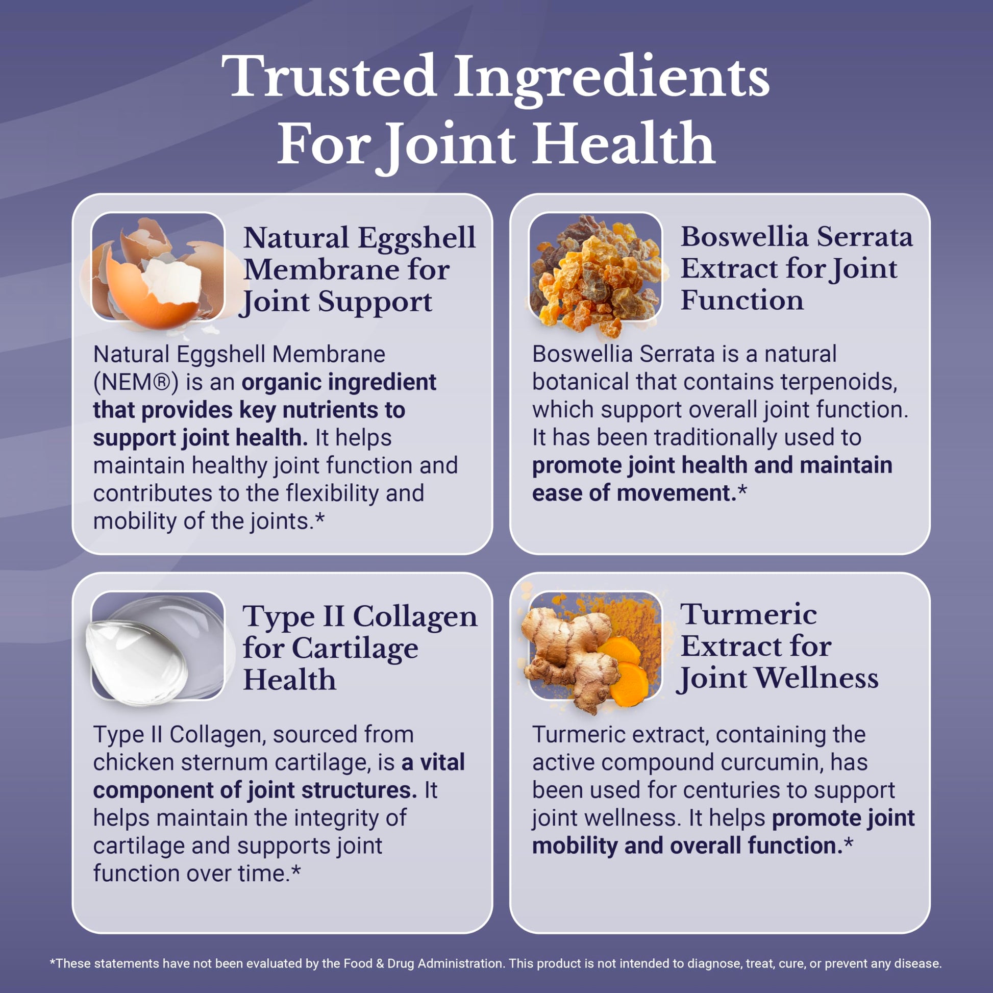 NATION HEALTH MD Joint Complex - Joint & Cartilage Health - Joint Support Supplement with Calcium, NEM Eggshell Membrane, Boswellia Serrata - Knee Supplements for Men & Women, 60 Capsules NATION HEALTH MDBuy Supplements Australia