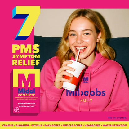 Midol Complete Menstrual Pain Relief Caplets, 40 Count - Provides Cramp, Headache, and Bloating Relief MidolBuy Supplements Australia