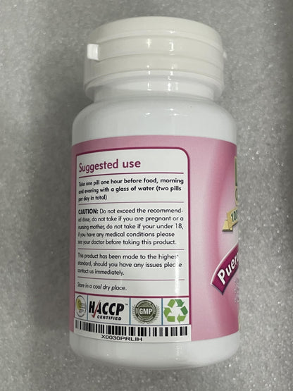 120 Potent Pueraria Mirifica Herbal FEMINIZER Pills Female Breast Enlargement Ladyboy My Store
