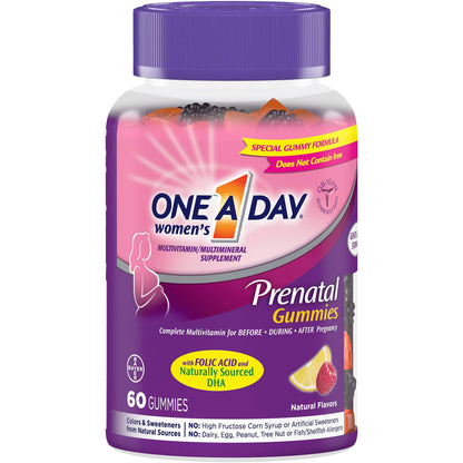 One A Day Women's Prenatal Gummies, 60 Count ONE A DAY
