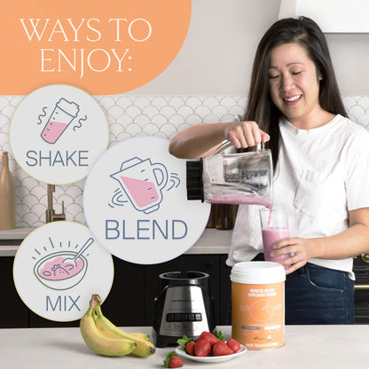 LUV&LIFE Prenatal Vitamin Supplement Powder Vanilla Flavored Contains Protein and Fiber LUV&LIFE