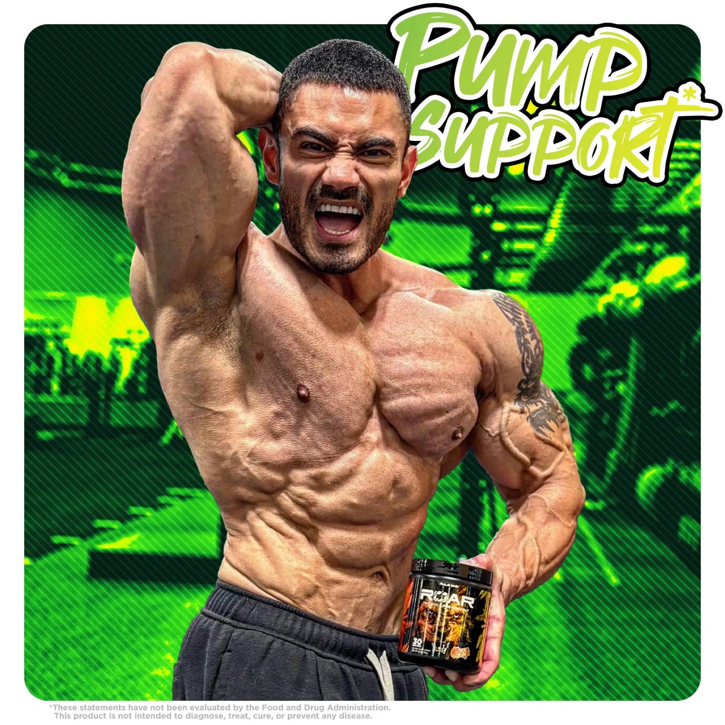 Rule 1 R1 Roar, Lemon Lime - 9.52 oz - Pre-Workout Powder - with Creatine, Beta-Alanine Rule 1 Proteins