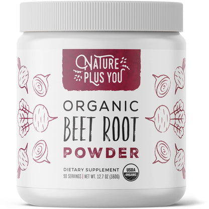 TruBaio Organic Beet Root Powder: Nitric Oxide Booster, Circulation and Stamina Increasing TruBaio