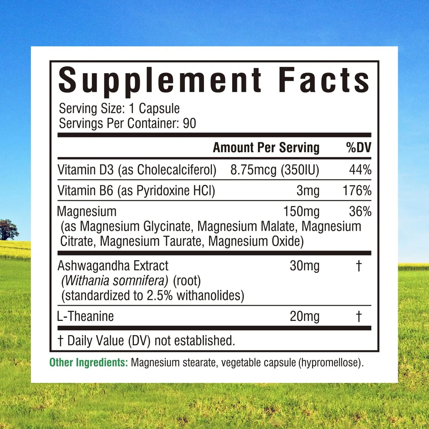 Innate Vitality Magnesium Complex, Magnesium Glycinate Citrate Malate Taurate with Ashwagandha L-Theanine Vitamin D3 & B6, High Absorption, Full Spectrum, Bones Stress Sleep Support, 90 caps Innate Vitality buy supplements Au
