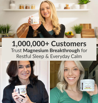 BIOptimizers Magnesium Breakthrough Drink - 8 Forms of Magnesium, Electrolytes, Sleep Health, Stress, Muscle Recovery, Heart Support | Glycinate, BIOptimizers