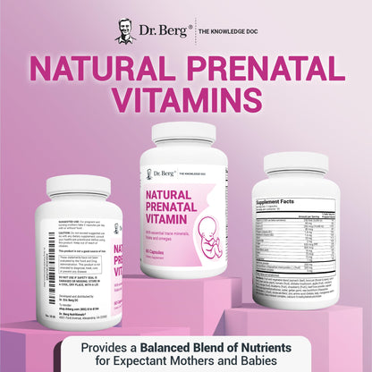 Dr. Berg Natural Prenatal Vitamins for Women (Pregnant & Nursing) - Prenatal Vitamins Dr. Berg Nutritionals