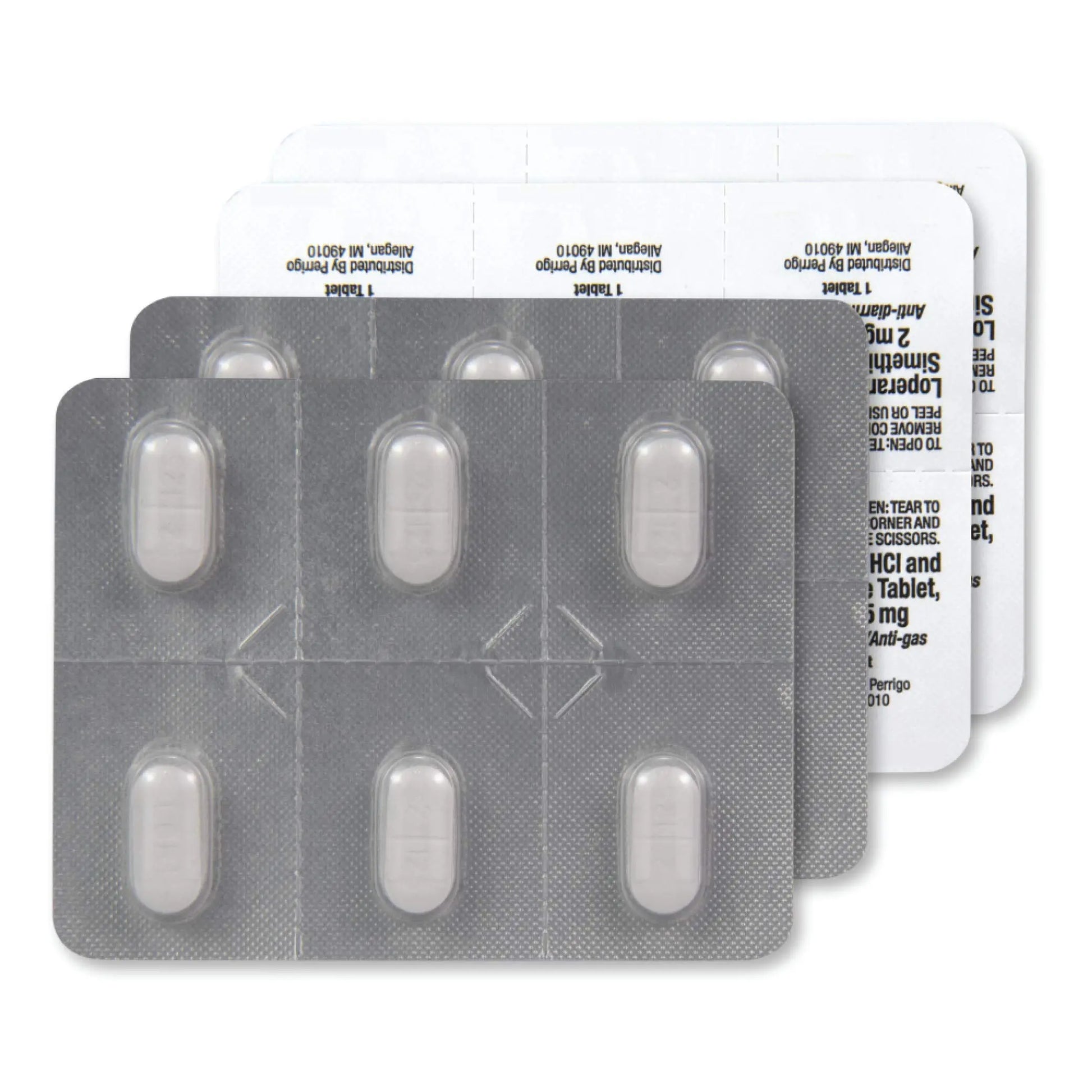 Amazon Basic Care Loperamide Hydrochloride 2 mg and Simethicone 125 mg Tablets, Multi-Symptom Relief, Anti-Diarrheal, Bloating and Cramps, Gas Relief, 24 Count Amazon Basic Care buy supplements Au