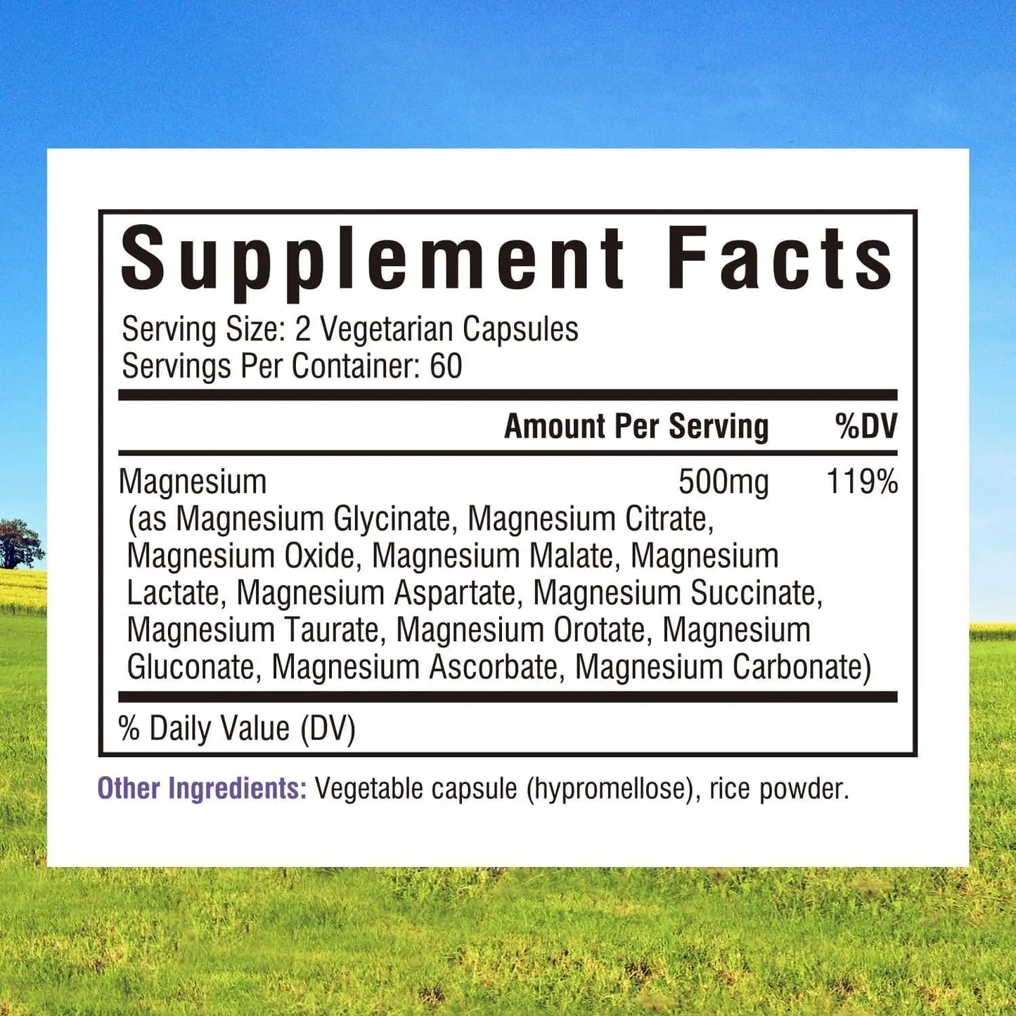Innate Vitality 12-in-1 Magnesium Complex, 500 mg Elemental Mag, with Magnesium Glycinate Malate Taurate Aspartate & More, Innate Vitality