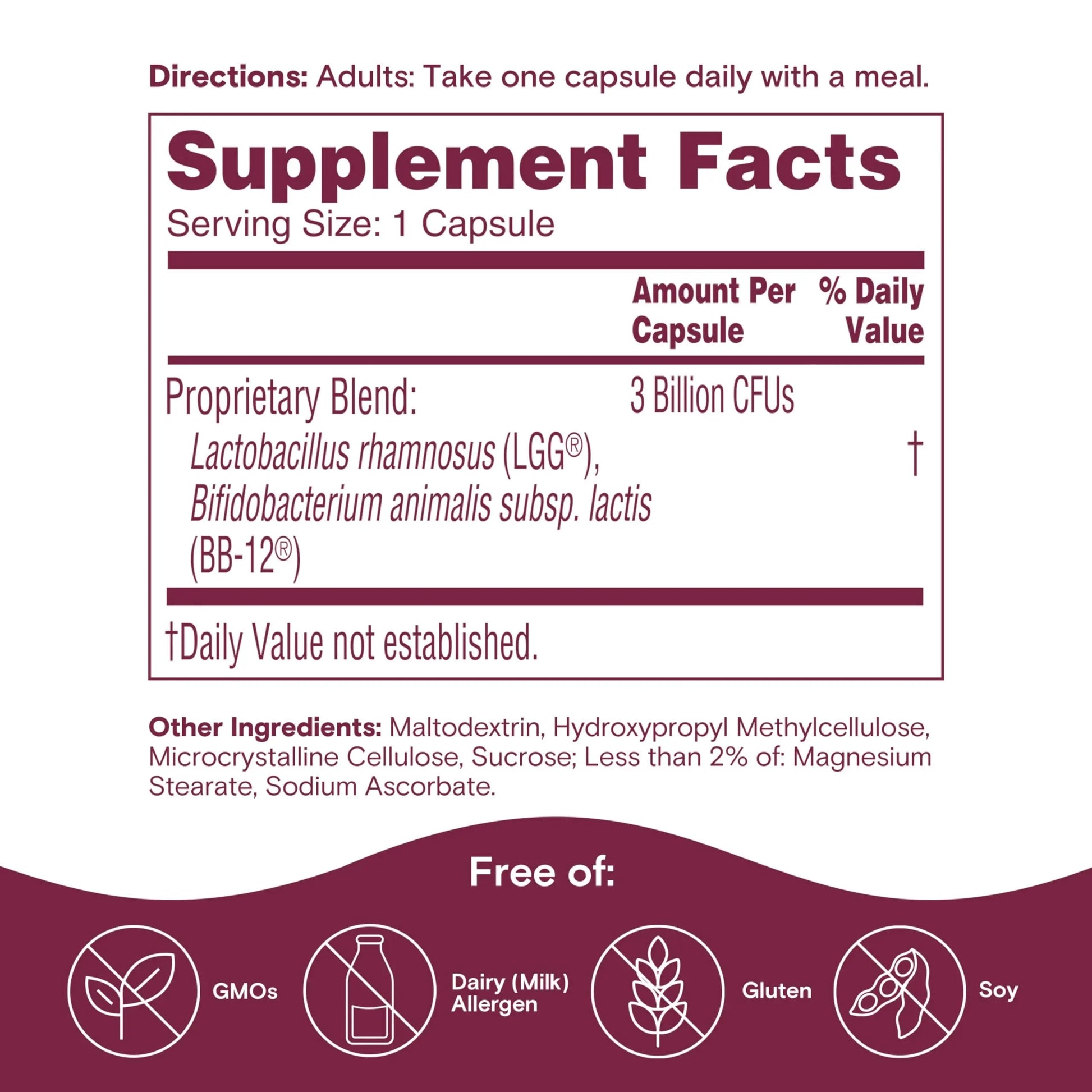 Phillips' Colon Health Daily Probiotic Capsules, 4-in-1 Symptom Defense to help defend against Occasional Gas, Bloating, Constipation, and Diarrhea, Daily Supplement, 60 Count Phillips'Buy Supplements Australia