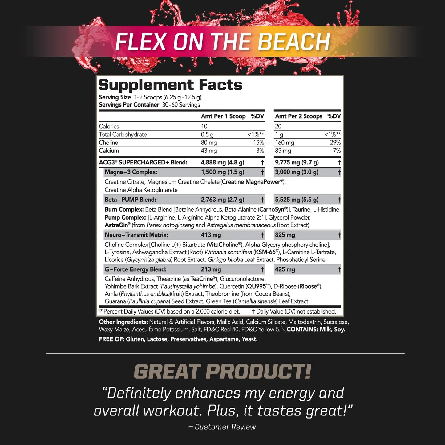 PMD Sports ACG3 Supercharged - Pre Workout - Powerful Strength, High Energy, Maximize PMD