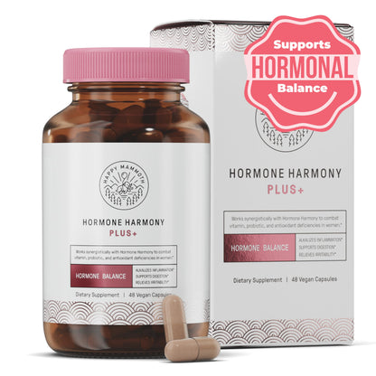 Happy Mammoth Hormone Harmony Plus Booster for Hormone Harmony to Get Even More Hormonal Happy Mammoth