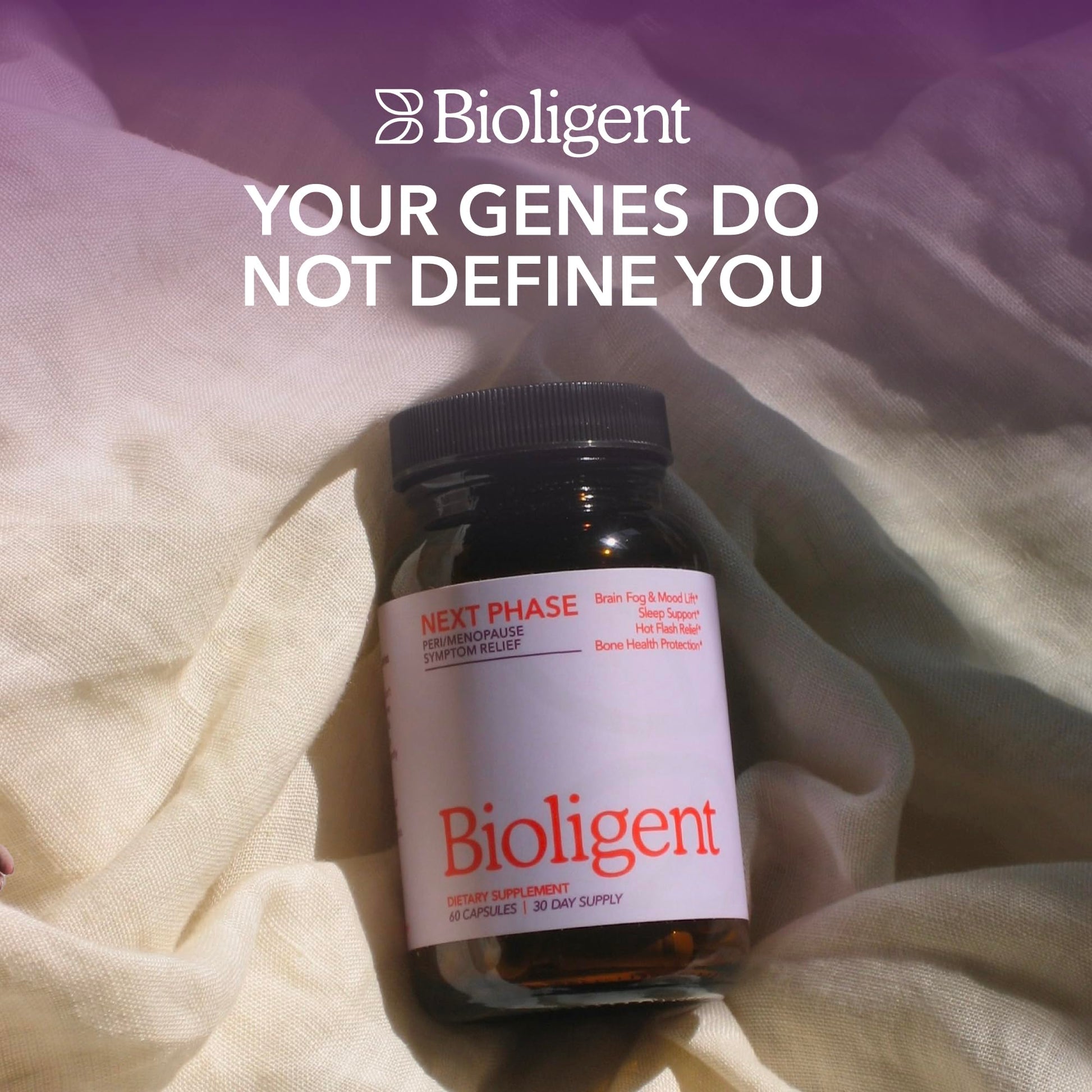 Bioligent Menopause Support Supplement for Women, Hot Flash, Sleep, Mood & Focus Support, Hormone-Free with Maca, Ginseng, Chamomile & Saffron, Non-GMO, 60 Capsules, 30 Day Supply BIOLIGENTBuy Supplements Australia