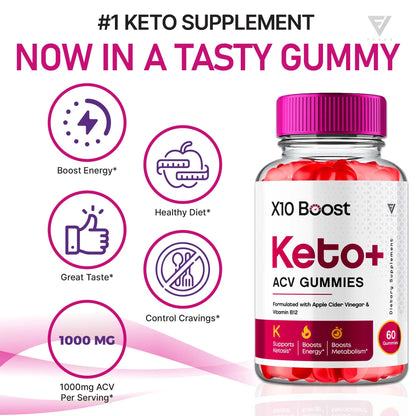 X10 Boost Keto ACV Gummies, X10 Keto Boost Gummies Advanced X10boost, X 10 Keto Fyvus