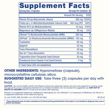 ProHealth NAD Triple Boost™ with NMN 500mg and NMNH 100 mg Plus Apigenin and Trans-Resveratrol. Promotes Longevity, Heart and Brain Health, Activates Sirtuins for Cellular Repair (30 Servings) ProHealthBuy Supplements Australia