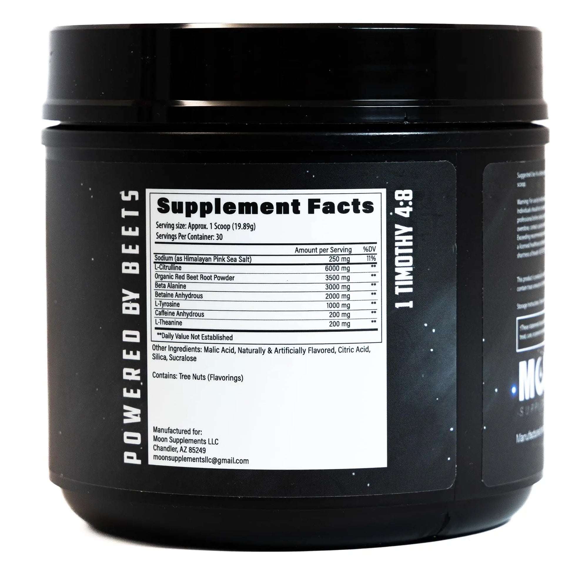 Ad Astra Preworkout - Potent Focus Blend - Tiger's Blood Flavor - Organic Red Beet Root Ad Astra Preworkout