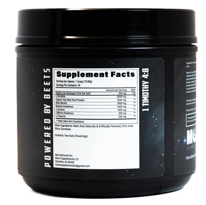 Ad Astra Preworkout - Potent Focus Blend - Tiger's Blood Flavor - Organic Red Beet Root Ad Astra Preworkout