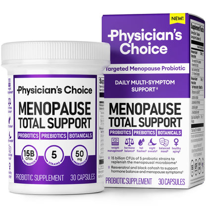 Physician's Choice Menopause Probiotic Supplement for Women - Supports Hormone Balance Physician's Choice