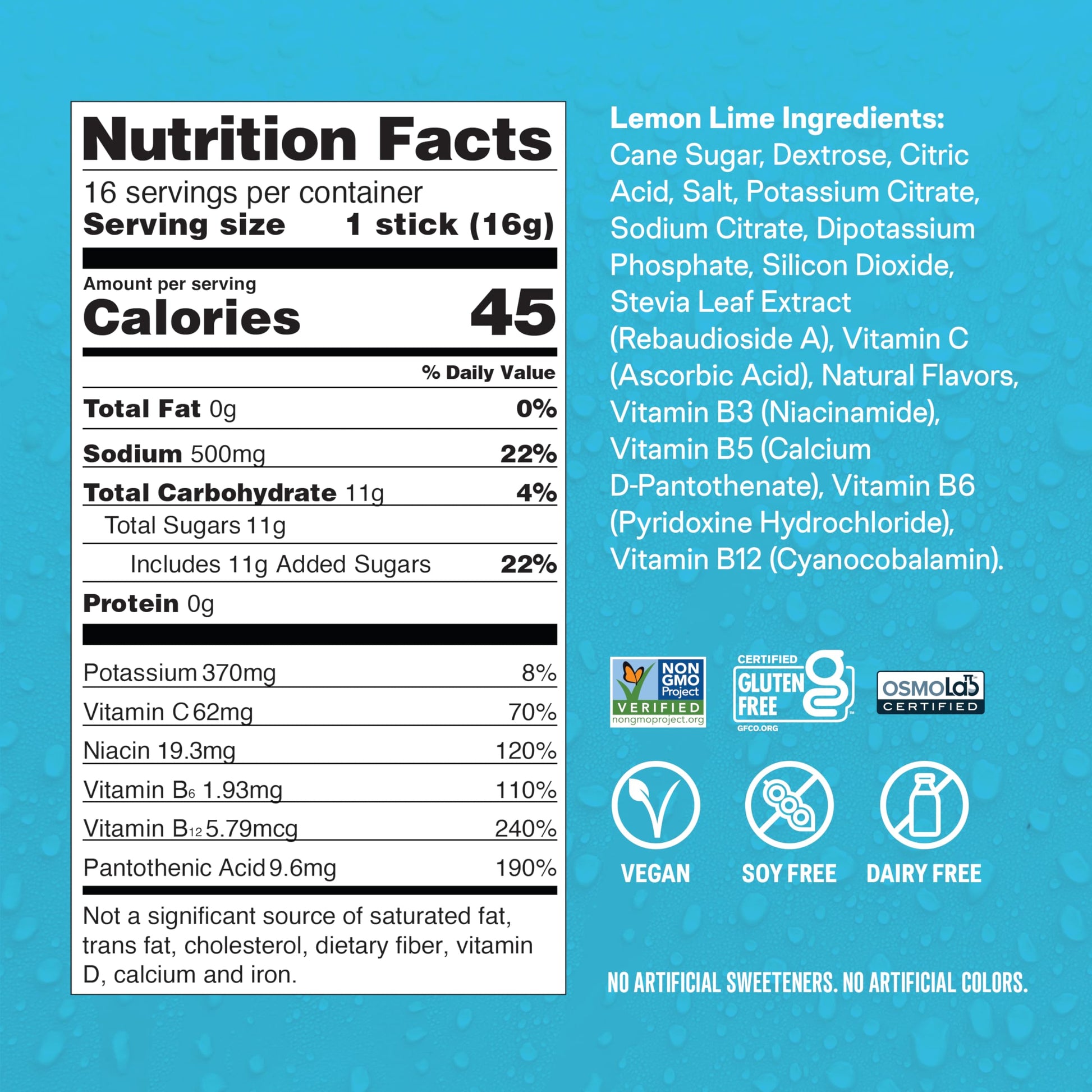 Liquid I.V.® Hydration Multiplier - Lemon Lime | Electrolyte Powder Drink Mix | 3 Pack (48 Servings) Liquid I.V.Buy Supplements Australia