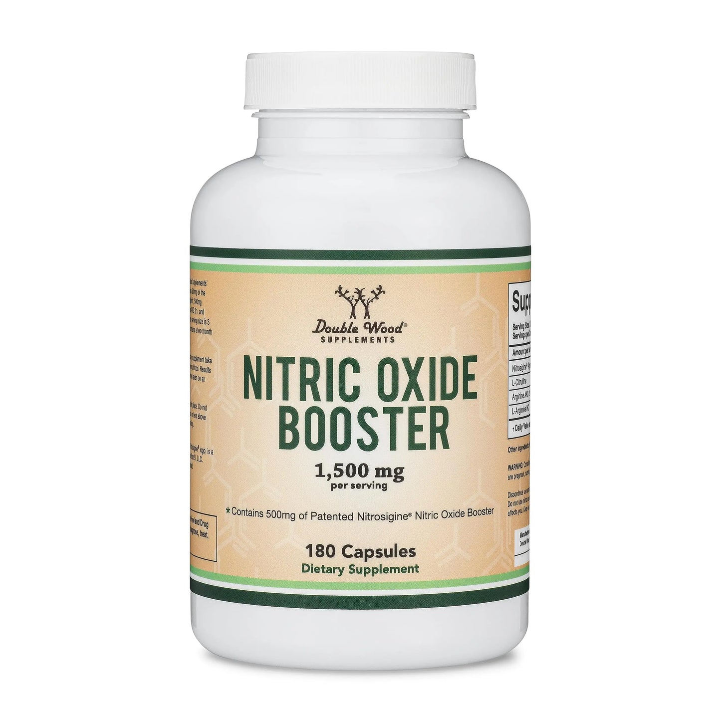 Nitric Oxide Supplement (Stim Free Pre Workout) - Nitric Oxide Booster with Nitrosigine Double Wood Supplements