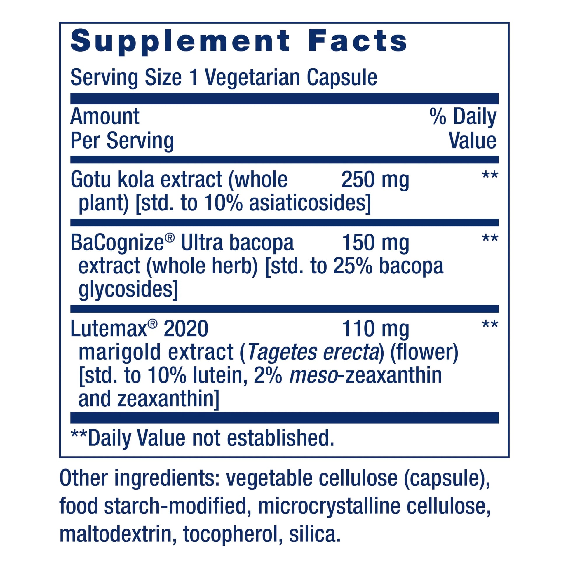 Life Extension Quick Brain Nootropic, Fast Thinking, Learning, Concentration, Lutein, zeaxanthin, gotu kola, bacopa, Gluten Free, Non-GMO, Vegetarian, 1 Daily, 30 Capsules, (Pack of 2) Life Extension buy supplements Au