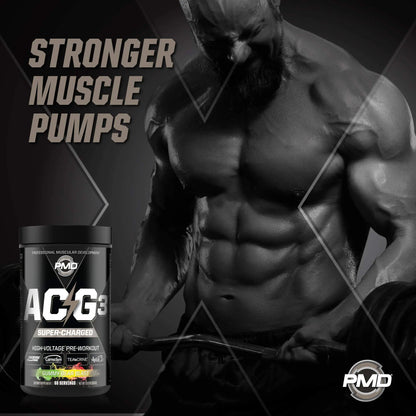 PMD Sports ACG3 Supercharged - Pre Workout - Powerful Strength, High Energy, Maximize PMD