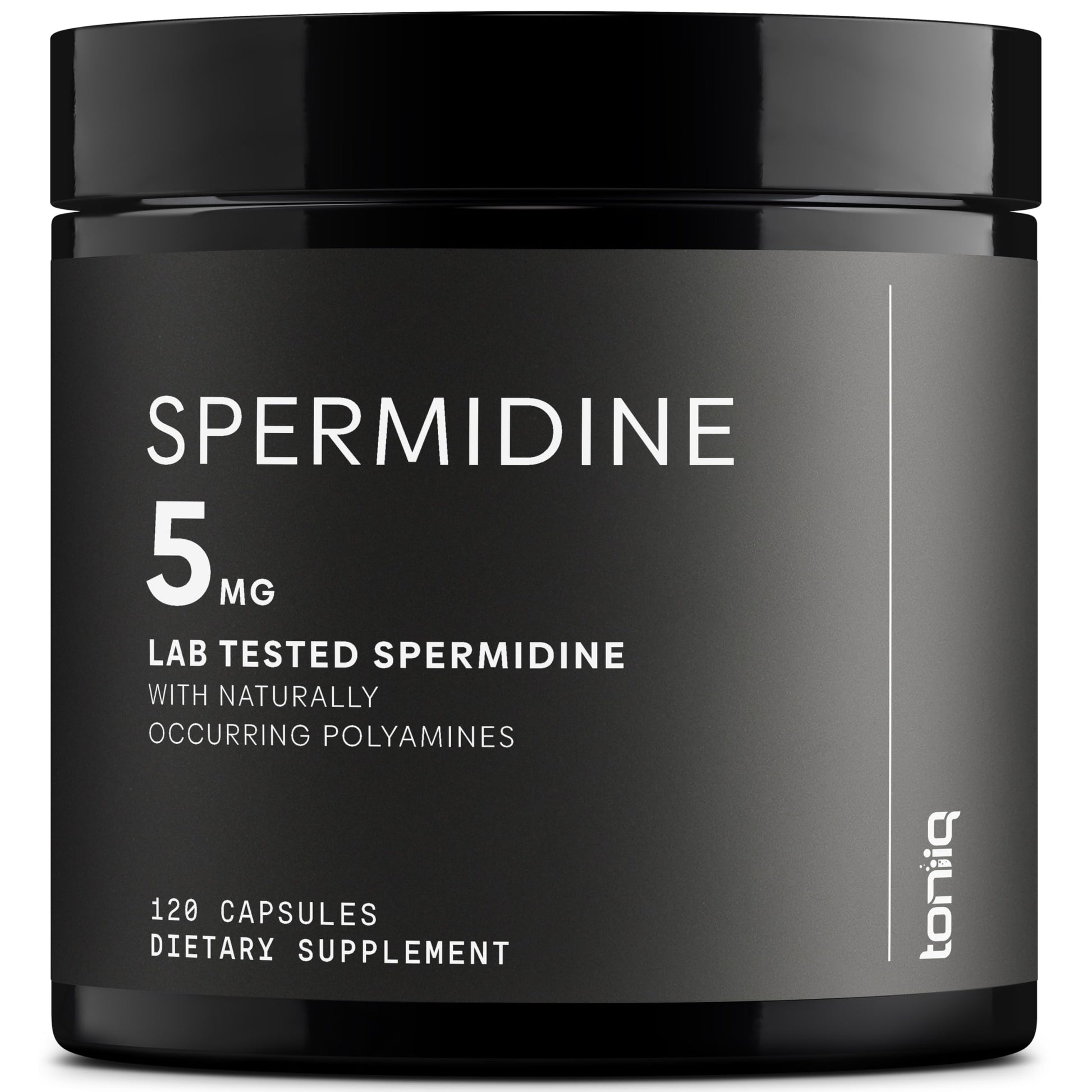Toniiq Ultra Concentrated 500mg Spermidine Supplements for Men and Women - Non-Synthetic Spermidine Standardized to No Less Than 1% - 5mg per Serving Rice Germ Extract Toniiq buy supplements Au