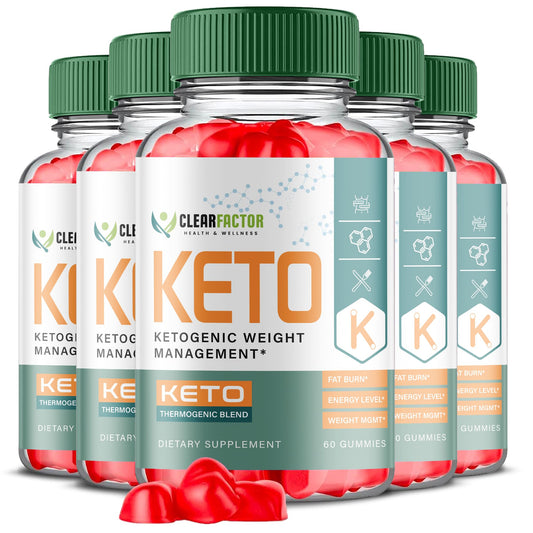 (5 Pack) Clear Factor Gummies, Clear Factor ACV Gummies, Clear Factor Gummy Ark Labs