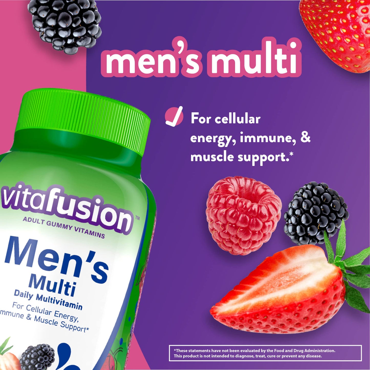 Vitafusion PreNatal Gummy Vitamins & Adult Gummy Vitamins for Men Vitafusion