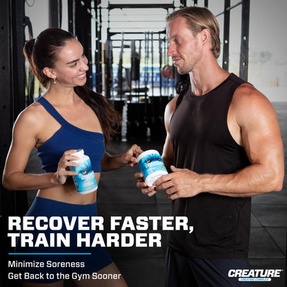 CREATURE® Creatine Complex - Creatine Monohydrate Powder with 5 Types of Creatine Including Con-Crēt® Creatine HCL, Promotes Muscle, Strength, Endurance, Brain Health, Unflavored, 300g 60 Servings CREATUREBuy Supplements Australia
