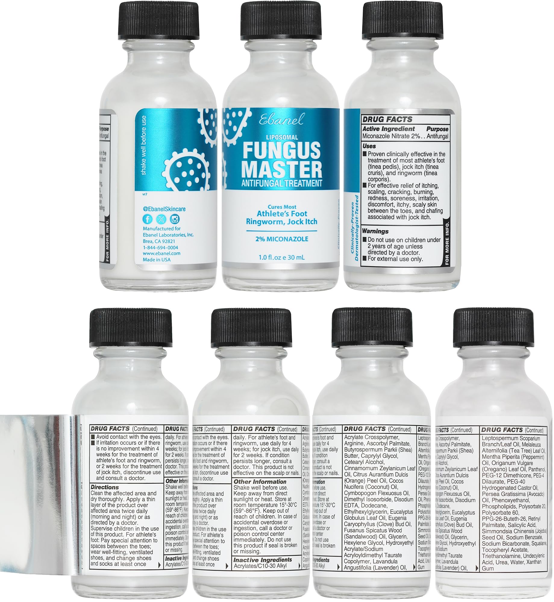 Ebanel Bundle of Fungus Treatment 1 Oz, and Lidocaine Numbing Cream Ebanel buy supplements Au