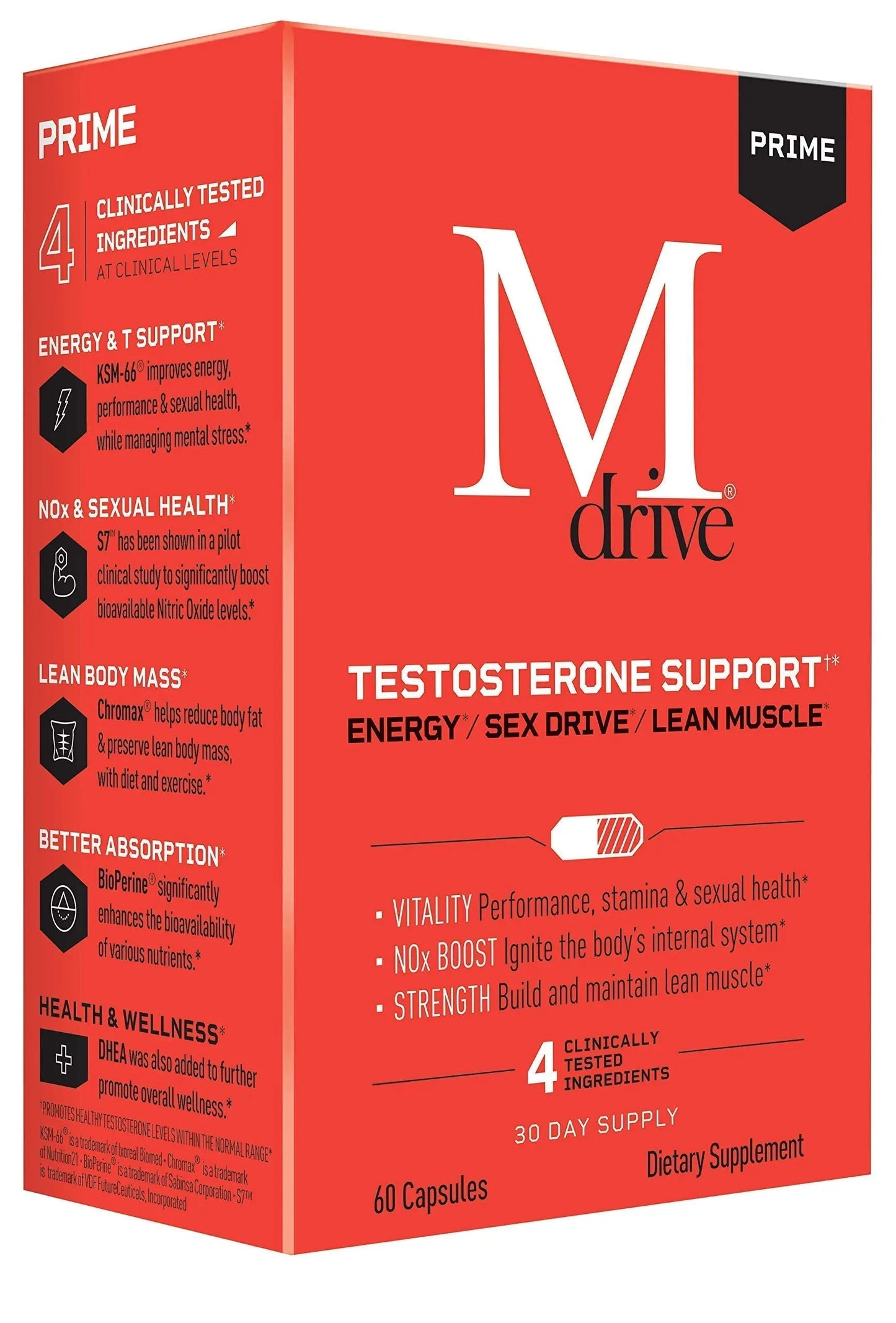 Mdrive Prime Start Supports Energy, Strength, Lean Muscle, Digestion, Immune Health Mdrive