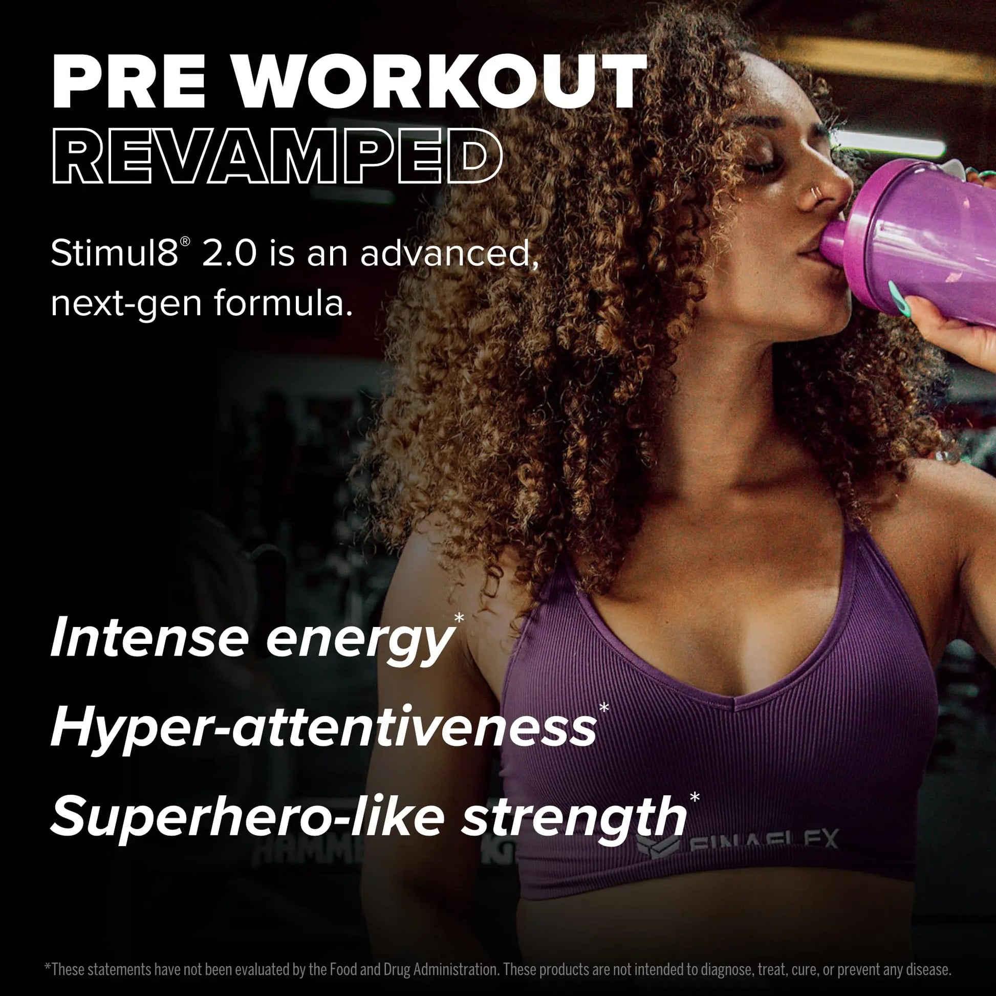 FINAFLEX STIMUL8 2.0 Pre Workout, Granny Apple - Delivers Energy, Focus & Strength FINAFLEX