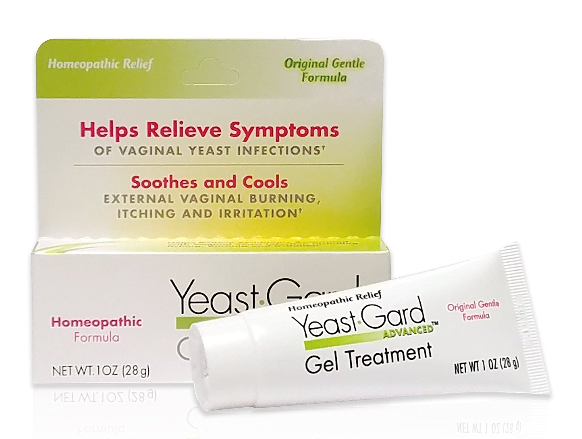 YeastGard Advanced Homeopathic Gel Treatment - Yeast Infection Symptom Relief, 1-Ounce Boxes (Pack of 3) Yeast-Gard