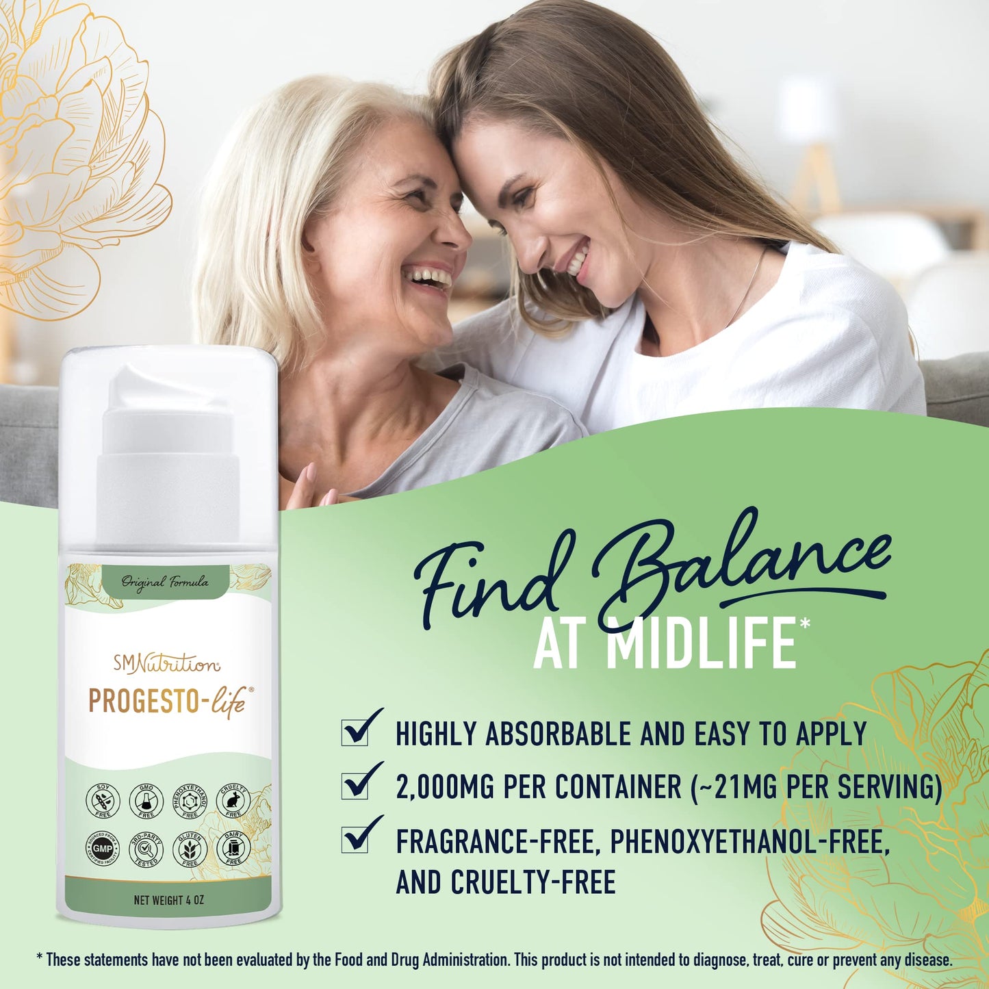 Progesterone Cream for Women | 2000mg USP Micronized Progesterone for Balance & Menstrual Support Smoky Mountain Naturals, LLC