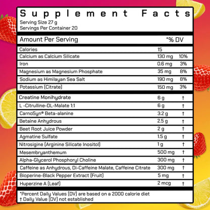 Red Wave Pre Workout Powder With Creatine, Perfect For Men And Women Right Wing Formulations