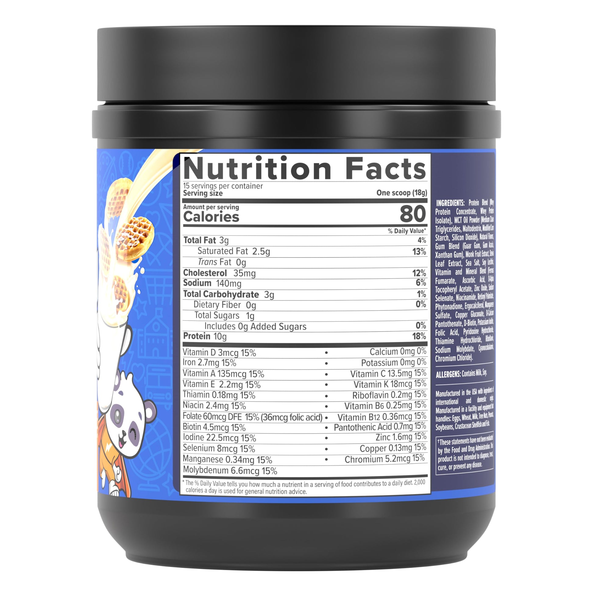 InnoSupps Power Up Protein for Kids Wow Waffle Flavor: Delicious Whey Nutrition InnoSuppsBuy Supplements Australia