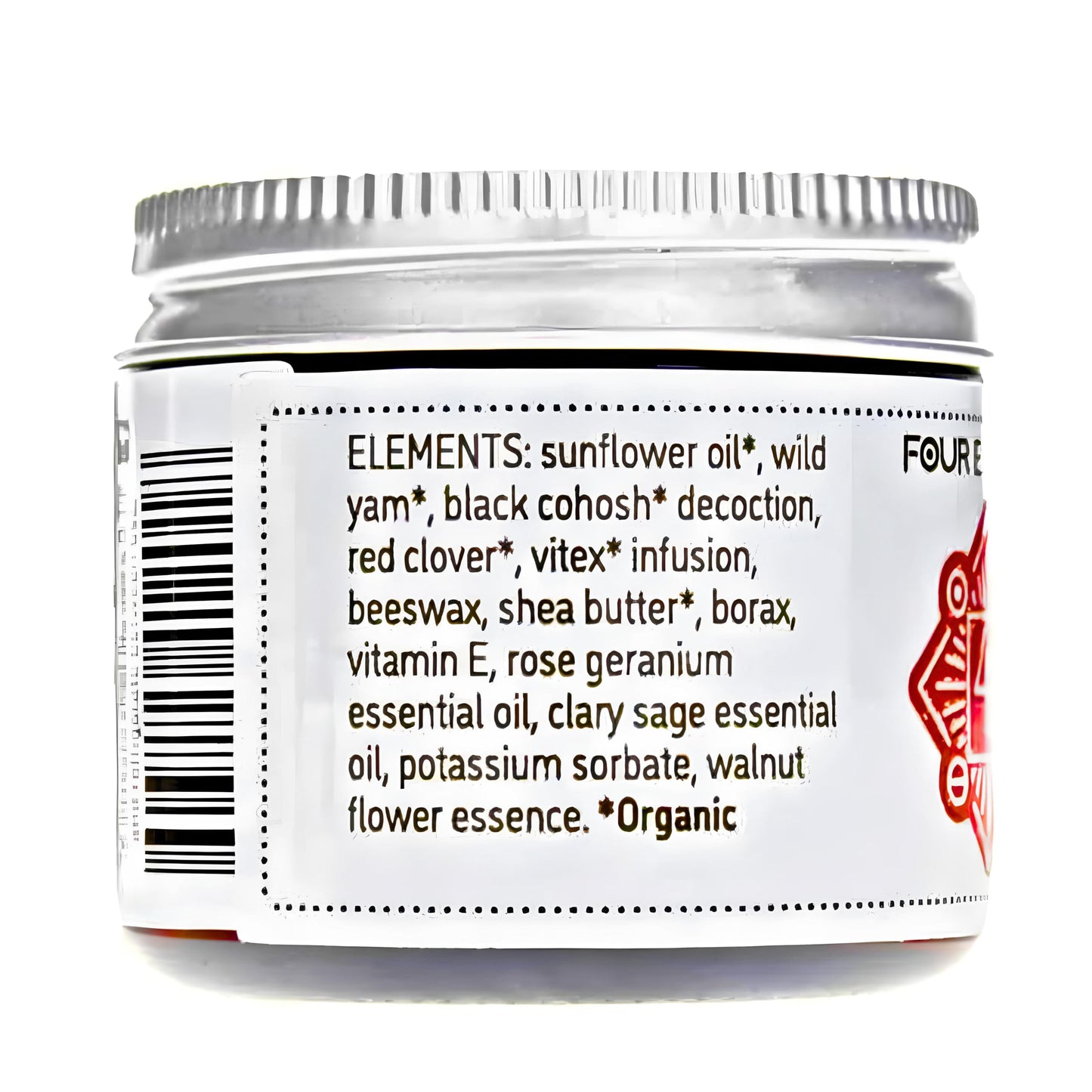 Four Elements 4E Wild Yam Organic Balancing Cream for Women -1st Place Winner Four Elements 4E
