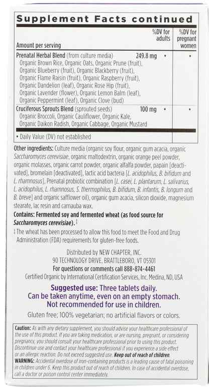 Nc Perfect Prenatal Trimester New Chapter